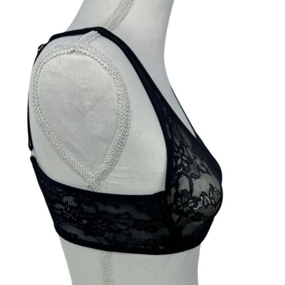 Le Mystère Portrait Underwire Stretch Lace Bra Women's Size 32C - Picture 3 of 14